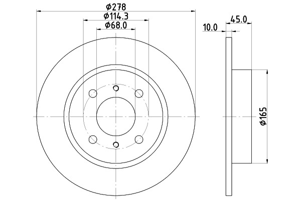 Czujnik odległości przy parkowaniu tył  do Volvo, 6PX 358 141-741, HELLA w ofercie sklepu e-autoparts.pl 